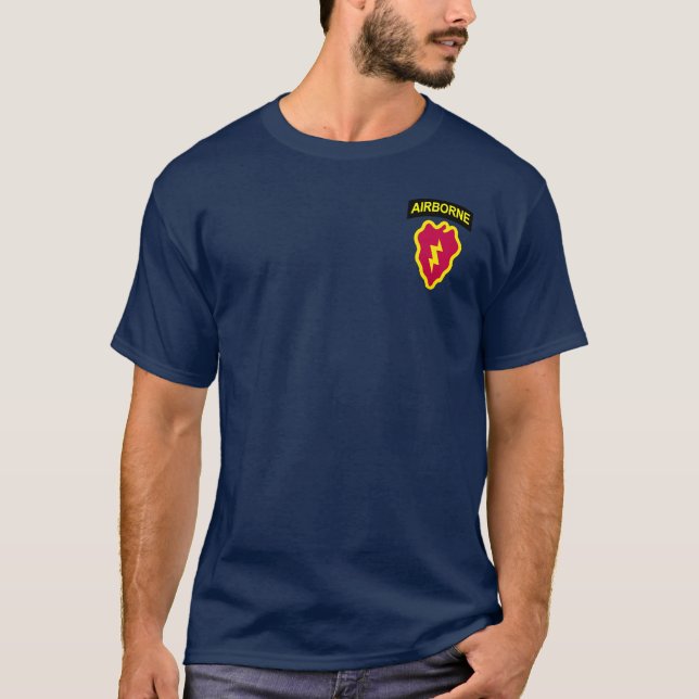 4th Brigadstridlag - 25th infanteriuppdelning T-shirt (Framsida)