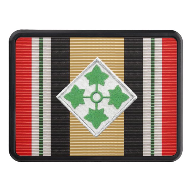 4th Den infanteriuppdelningsIrak haken täcker Dragkroksskydd (Framsidan)