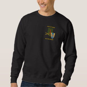 4TH För INFANTERIDIV för KAVALLERI 1ST TRÖJA Lång Ärmad Tröja