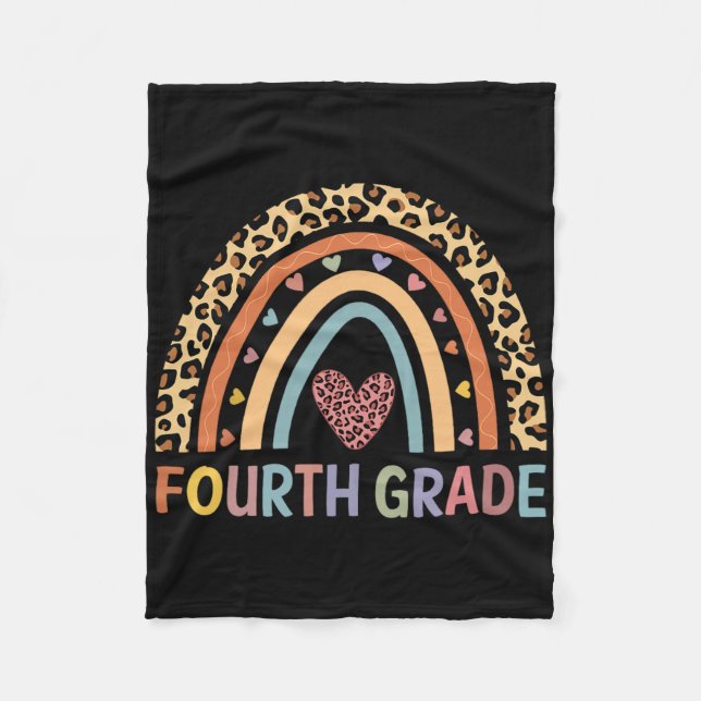 4th Grade Rainbow Teacher Team Fourth Grade Squad  Fleecefilt (Framsidan)
