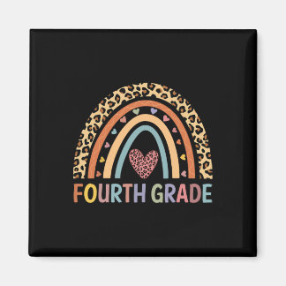 4th Grade Rainbow Teacher Team Fourth Grade Squad Magnet