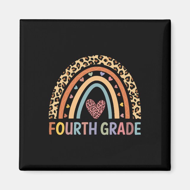 4th Grade Rainbow Teacher Team Fourth Grade Squad  Magnet (Framsidan)