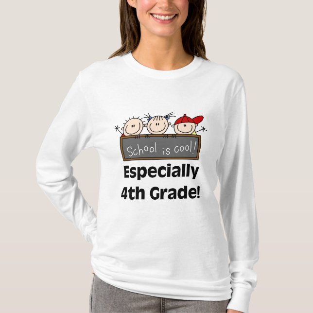 4th Grundskolan är kalla Tshirts och gåvor (Framsida)