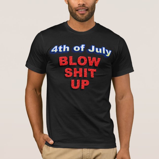 4th Juli, BLÅSER SH ** UPP T-shirt (Framsida)