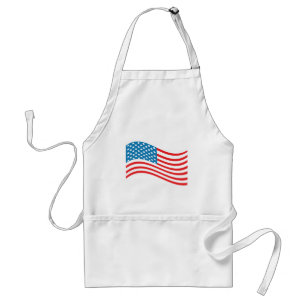 4th Juli - independence day - amerikanska flaggan Förkläde