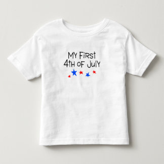 4th Juli mitt första 4th Juli (stjärnor) T-shirt