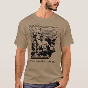 4th Juli - oss folket - USA flagga Tee