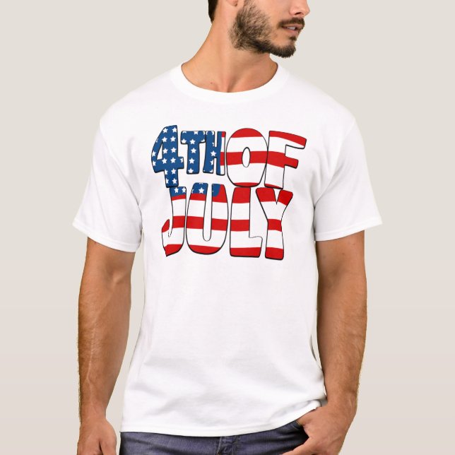 4th Juli T-shirt (Framsida)
