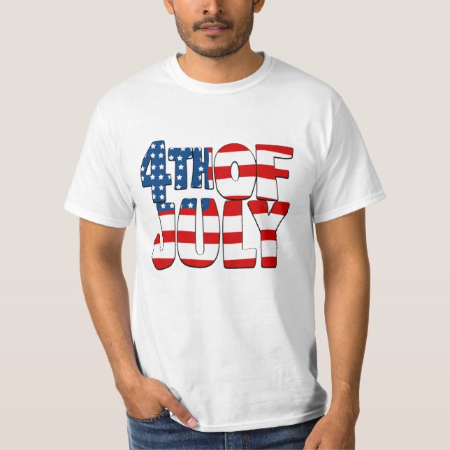 4th Juli T-shirt (Framsida)