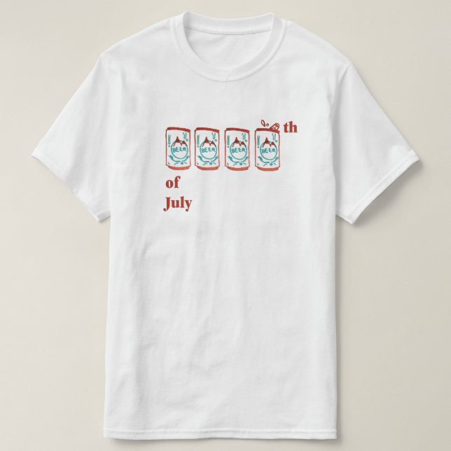 4th Juli Tee Shirt (Design framsida)