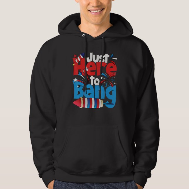 4th july apparel USA american flag 4th of july for Hoodie (Framsida)