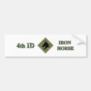 4th legitimationjärnhäst bildekal