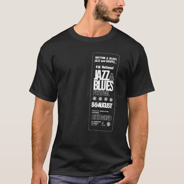 4th MedborgareJazz slösar festival Tee Shirt (Framsida)