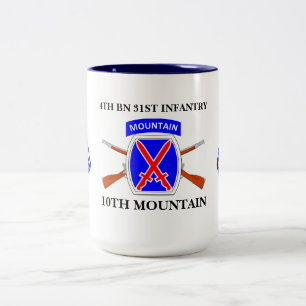 4TH MUGG för BERG för BATALJON31aINFANTERI 10TH