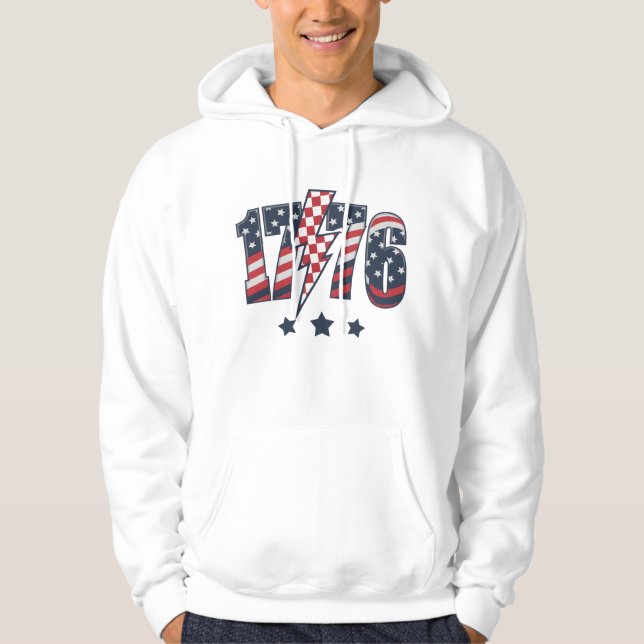 4th of July 1776-63751 Hoodie (Framsida)