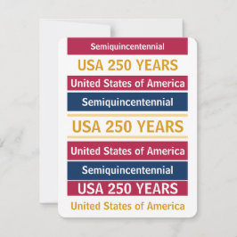 4th of July 2026 USA 250 Years Semiquincentennial  OSA Kort
