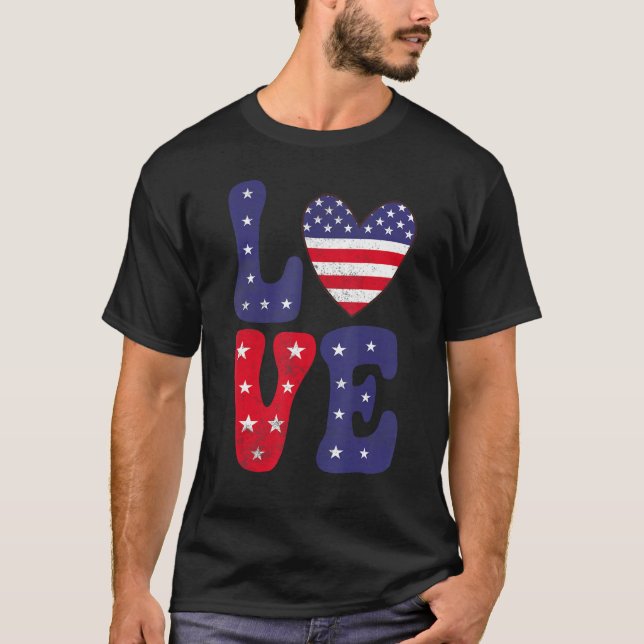 4th Of July 2 T Shirt (Framsida)