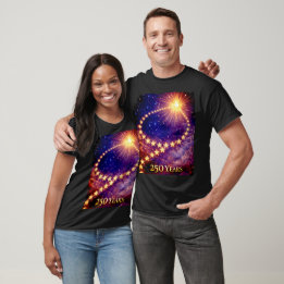4th of July 50 Stars 250 Years USA Party Unisex T Shirt
