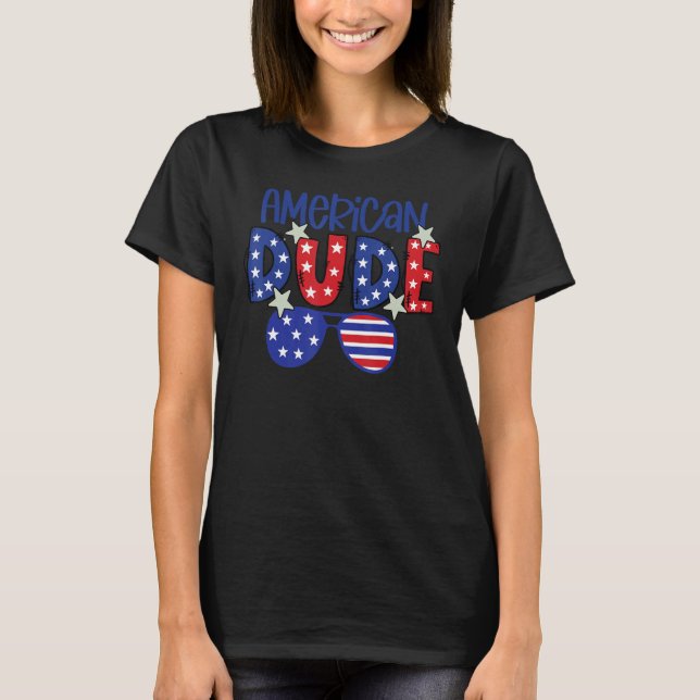 4th Of July 7 T Shirt (Framsida)