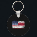 4th Of July Distressed American Usa Flag Pocket  Nyckelring<br><div class="desc">4th Of July Distressed American Usa Flag Pocket</div>