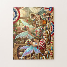4th of July Fairy Tea Party Patriotic Dessert Tabl Pussel