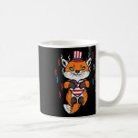 4th Of July Fox American Flag Heart Patriotic Kids Kaffemugg<br><div class="desc">4th Of July Fox American Flag Heart Patriotic Kids Women Men</div>
