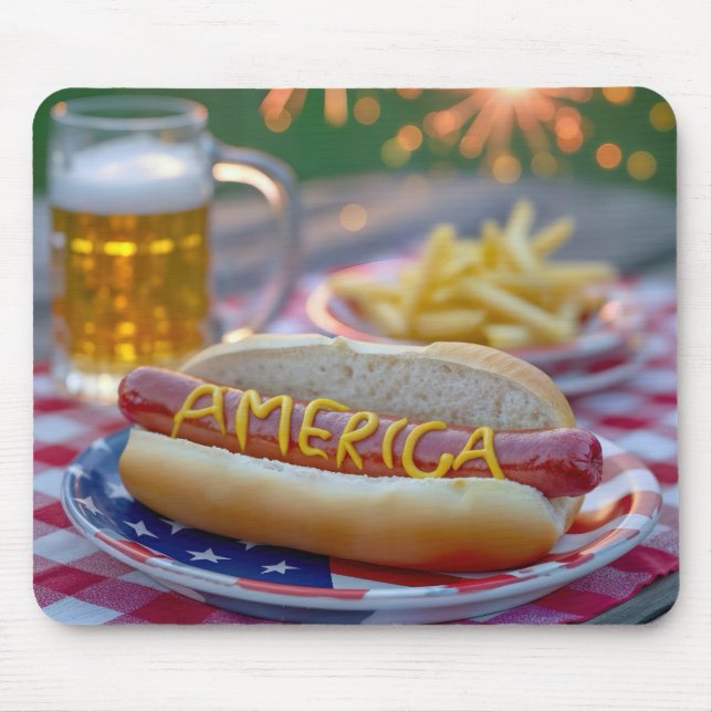 4th of July Hot Dog With Beer Musmatta (Framsidan)