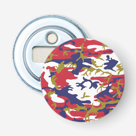 4th of July, Independence day, Camouflage Gold Flasköppnare