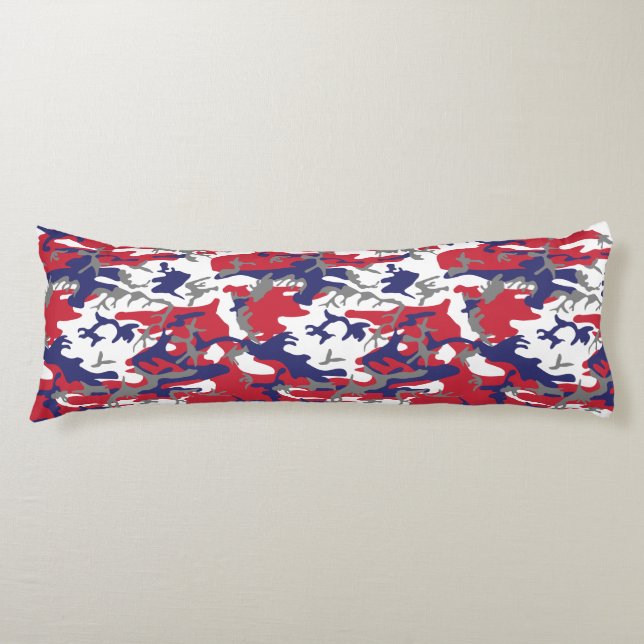 4th of July, Independence day, Camouflage Gray Kroppskudde (Framsidan)