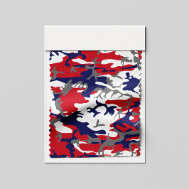 4th of July, Independence day, Camouflage Gray Tyg