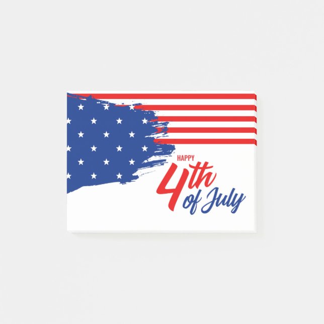4th of July - Independence Day Post-it Block (Framsida)