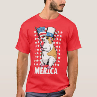 4th of July Independence Day USA American Guinea P T Shirt