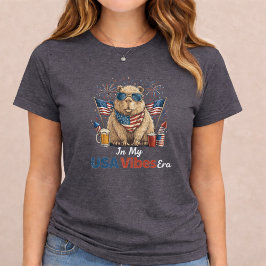 4th of July Patriotic Animal Shirt T Shirt