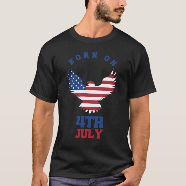 4TH OF JULY PATRIOTIC INDEPENDENCE DAY 1776 T SHIRT (Framsida)