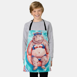 4th of July Pool Party with Hippo