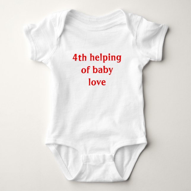 4th portion av bebiskärlek t-shirt (Framsida)