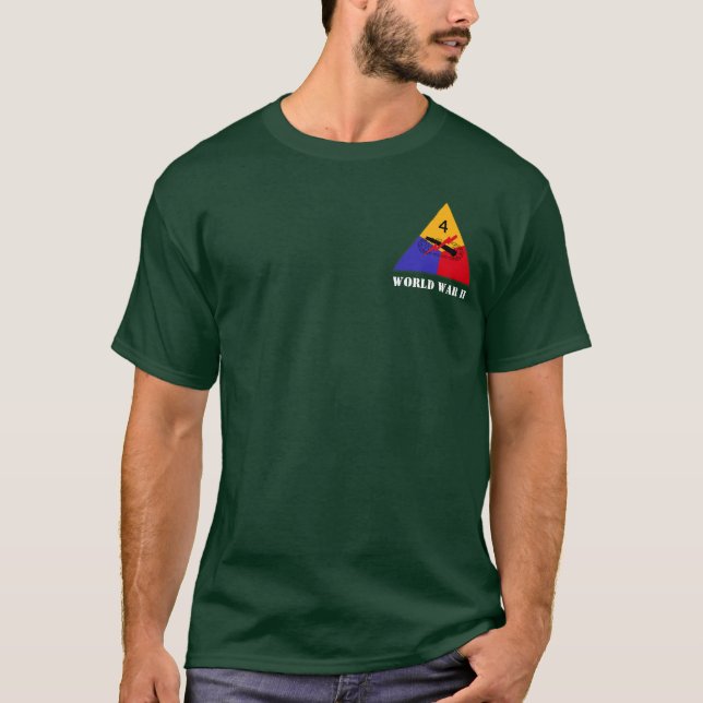 4TH Utslagsplats för Armored uppdelning T Shirt (Framsida)