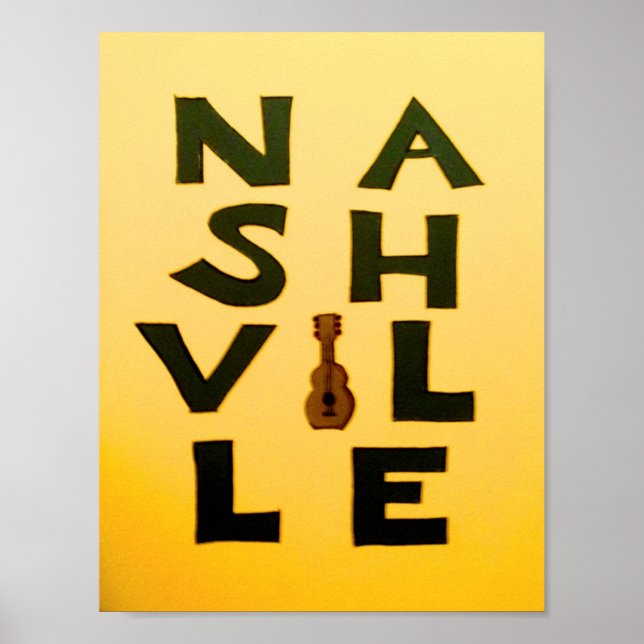 4theloveofMusic- "Nashv"i"lle poster (Framsidan)