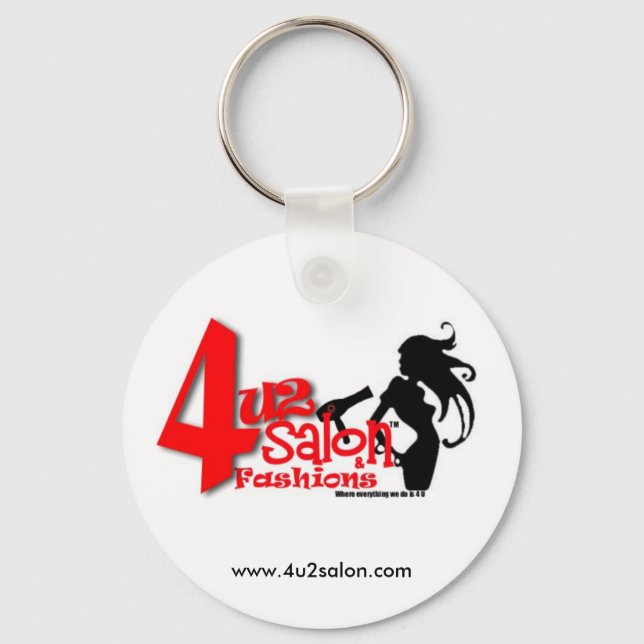 4u2 Salon Keychain Nyckelring (Framsida)