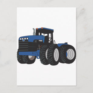 4WD-traktor Vykort