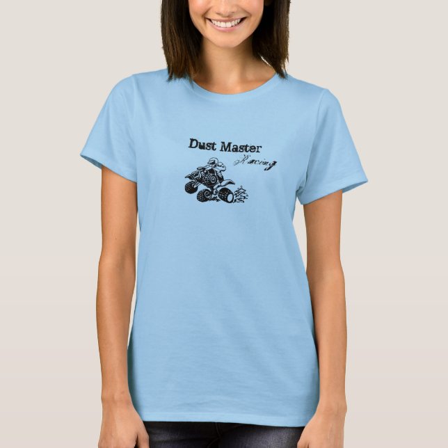 4wheeler dammar av ledar-, tävla tee shirt (Framsida)