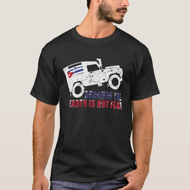 4x4 Earth Rover Cuba T Shirt (Framsida)