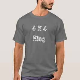 4X4 Kung Offroading Fyrhjuling Muddring Tee