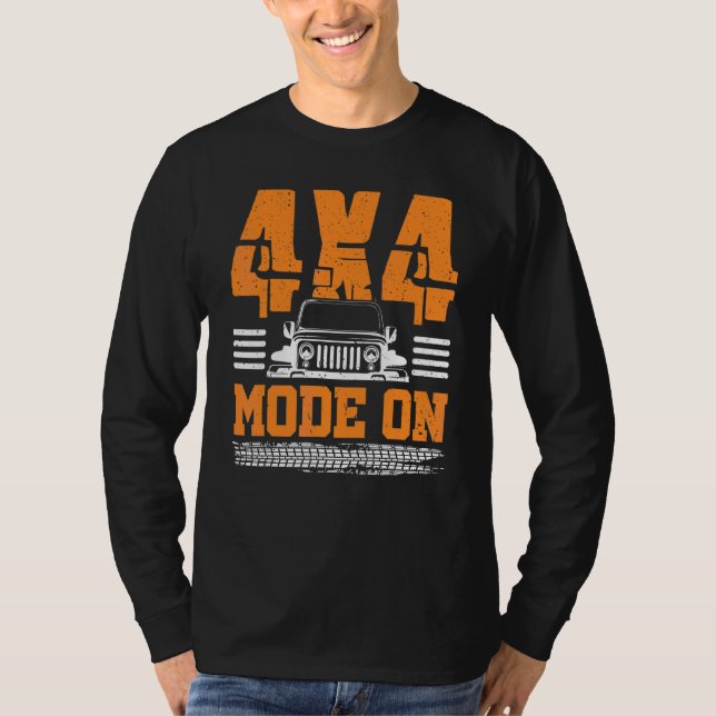 4x4-läge på Offroad Äventyr 4x4 Suv T Shirt (Framsida)
