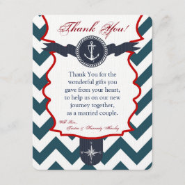 4x5 FLAT - Tack för att du har Kort Nautisk ankark