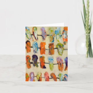 4x6 förbigår notecardoriginalkonst kort