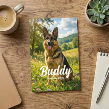4x6 Pet Photo Print Personalized with Name & Date