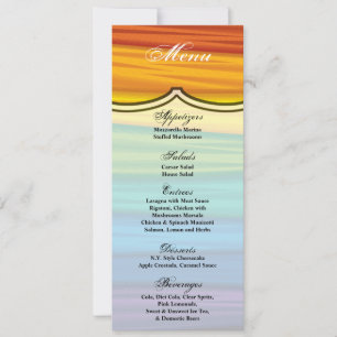4x9.25 Menu Cards lgbtq rainbow flagga lesbisk gay Inbjudningar
