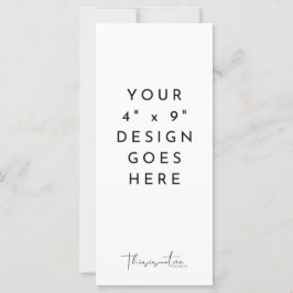 4x9" Program Mall Template