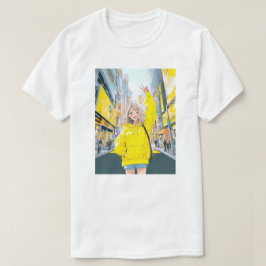 5万人達成に笑顔が溢れるJk Tシャツ|寿司娘 GenerativeAI T Shirt